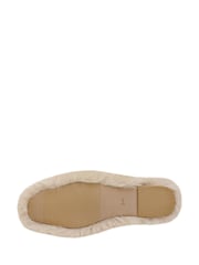 Loungeable Neutral Square Toe Slim Mule Slippers - Image 5 of 5