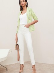 Lipsy Green Regular Boucle Military Blazer - Image 3 of 4