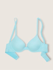 Victoria's Secret PINK Blue Breeze Smooth Push Up T-Shirt Bra - Image 1 of 3