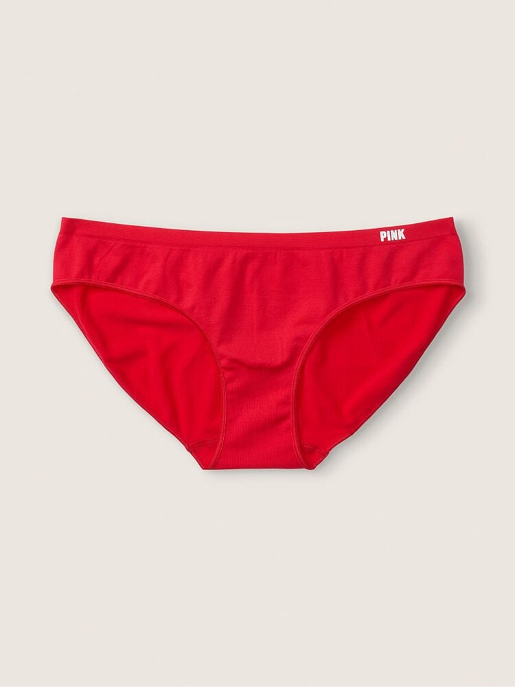 Victoria's Secret PINK Pepper Red Bikini Seamless Knickers - Image 1 of 1