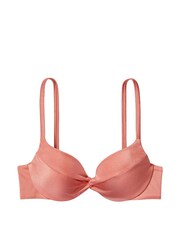 Victoria's Secret Canyon Rose Pink Twist Removable PushUp Swim Top - Image 3 of 3