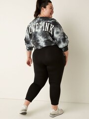 Victoria's Secret PINK Pure Black Crop High Waist Legging - Image 2 of 4