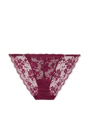 Victoria's Secret Kir Red Lace Bikini Knickers - Image 4 of 4