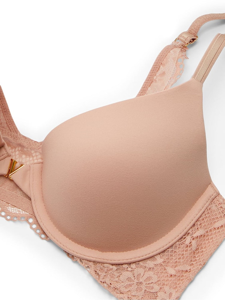 Victoria's Secret Sweet Nougat Nude Front Fastening Lightly Lined Full Coverage Bra - Image 4 of 4 Victoria's Secret Sweet Nougat Nude Front Fastening Lightly Lined Full Coverage Bra - Image 4 of 4