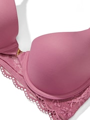 Victoria's Secret Bordeaux Red Front Fastening Lightly Lined Demi Bra - Image 5 of 5