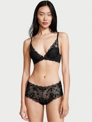 Victoria's Secret Black Lace Half Pad Plunge Bra - Image 5 of 8