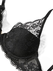 Victoria's Secret Black Lace Half Pad Plunge Bra - Image 7 of 8