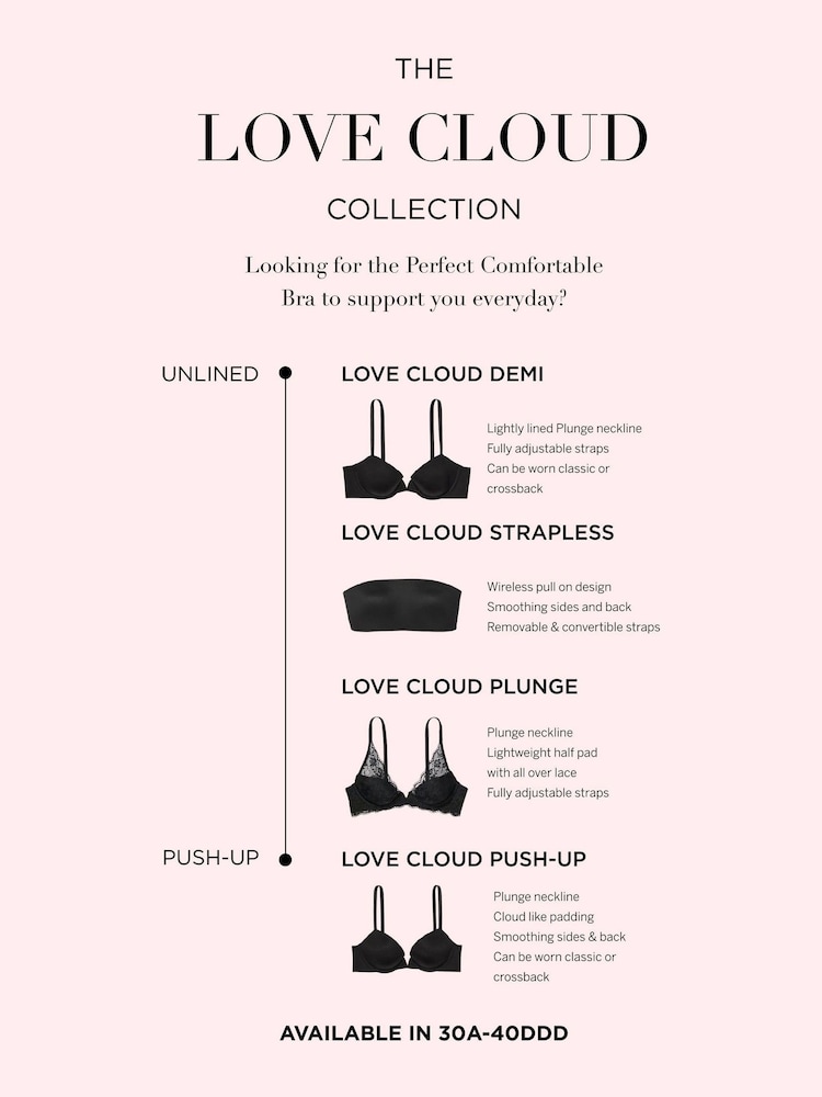 Victoria's Secret Black Lace Half Pad Plunge Bra - Image 8 of 8