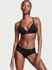 Victoria's Secret Black Lace No Show Hipster Knickers - Image 1 of 3