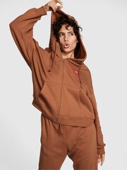 Victoria's Secret PINK Caramel Kiss Brown Oversized Hoodie - Image 1 of 3