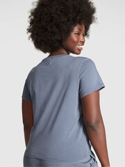 Victoria's Secret PINK Dusty Iris Blue Short Sleeve Dreamer T-Shirt - Image 2 of 4