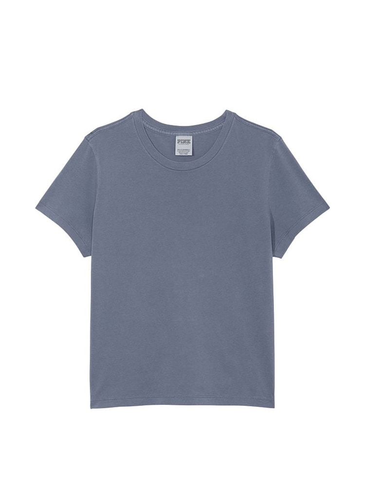 Victoria's Secret PINK Dusty Iris Blue Short Sleeve Dreamer T-Shirt - Image 4 of 4