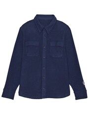 Victoria's Secret PINK Midnight Navy Blue Reverse Fleece Shacket - Image 3 of 3
