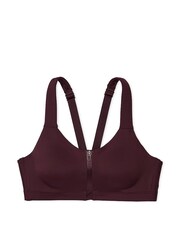 Victoria's Secret Winter Wine Purple Smooth Front Fastening Wired High Impact Sports Bra - Image 4 of 4