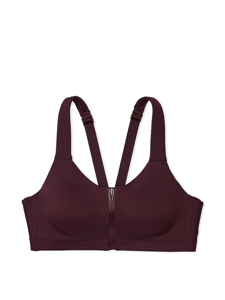 Victoria's Secret Winter Wine Purple Smooth Front Fastening Wired High Impact Sports Bra - Image 4 of 4