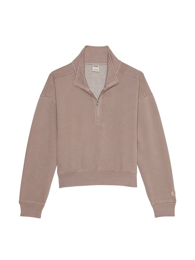 Victoria's Secret PINK Iced Coffee Brown Fleece Sweatshirt - Image 4 of 4