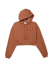 Victoria's Secret PINK Caramel Kiss Brown Cropped Hoodie - Image 4 of 4