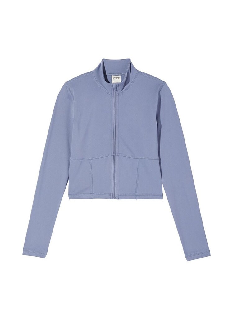 Victoria's Secret PINK Dusty Iris Blue Active Full Zip Jacket - Image 3 of 3