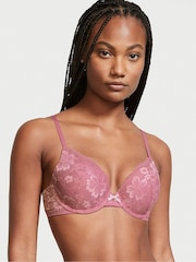 Victoria's Secret Bordeaux Red Lace Full Cup Push Up Bra - Image 1 of 3