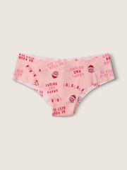 Victoria's Secret PINK Santa Smiles No Show Cheeky Knicker - Image 1 of 1