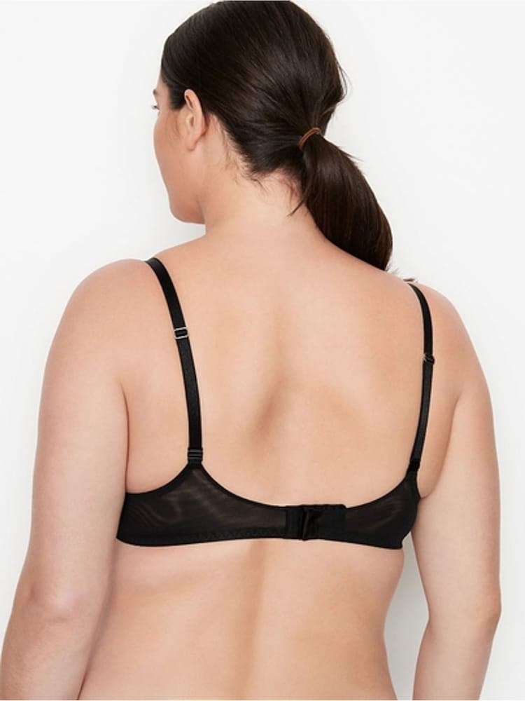 Victoria's Secret Black Lace Unlined Balcony Bra - Image 2 of 3 Victoria's Secret Black Lace Unlined Balcony Bra - Image 2 of 3