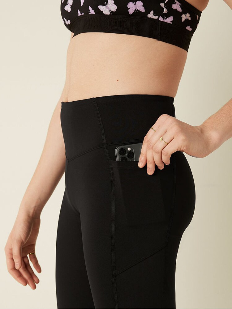 Victoria's Secret PINK Pure Black Ultimate High Waist Full Length Legging - Image 4 of 4