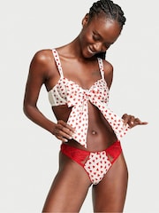 Victoria's Secret Unlined Open Cup Balconette Bra with Print - Image 3 of 4