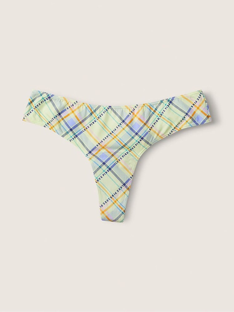 Victoria's Secret PINK Yellow Lime Period Panty Thong Knickers - Image 2 of 3