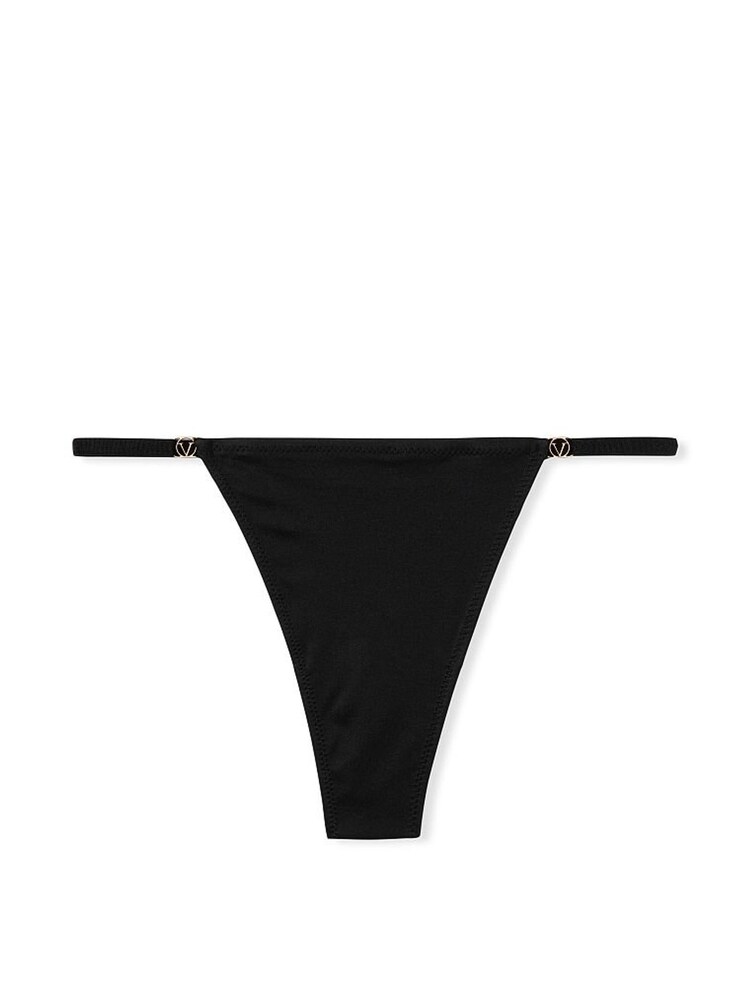Victoria's Secret Black Smooth Thong Knickers - Image 3 of 3