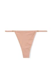Victoria's Secret Sweet Nougat Nude Smooth Thong Knickers - Image 4 of 4