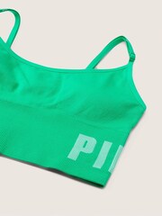 Victoria's Secret PINK Electric Green Seamless Lightly Lined Low Impact Sports Bra - Image 4 of 4