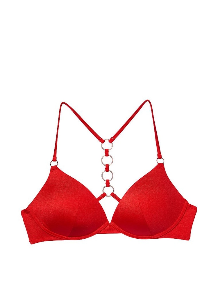 Victoria's Secret Rings Wireless PushUp Swim Top - Image 3 of 3