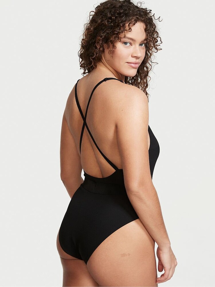 Victoria's Secret Wild Wanderer Belted HighNeck One Piece Swimsuit - Image 2 of 4