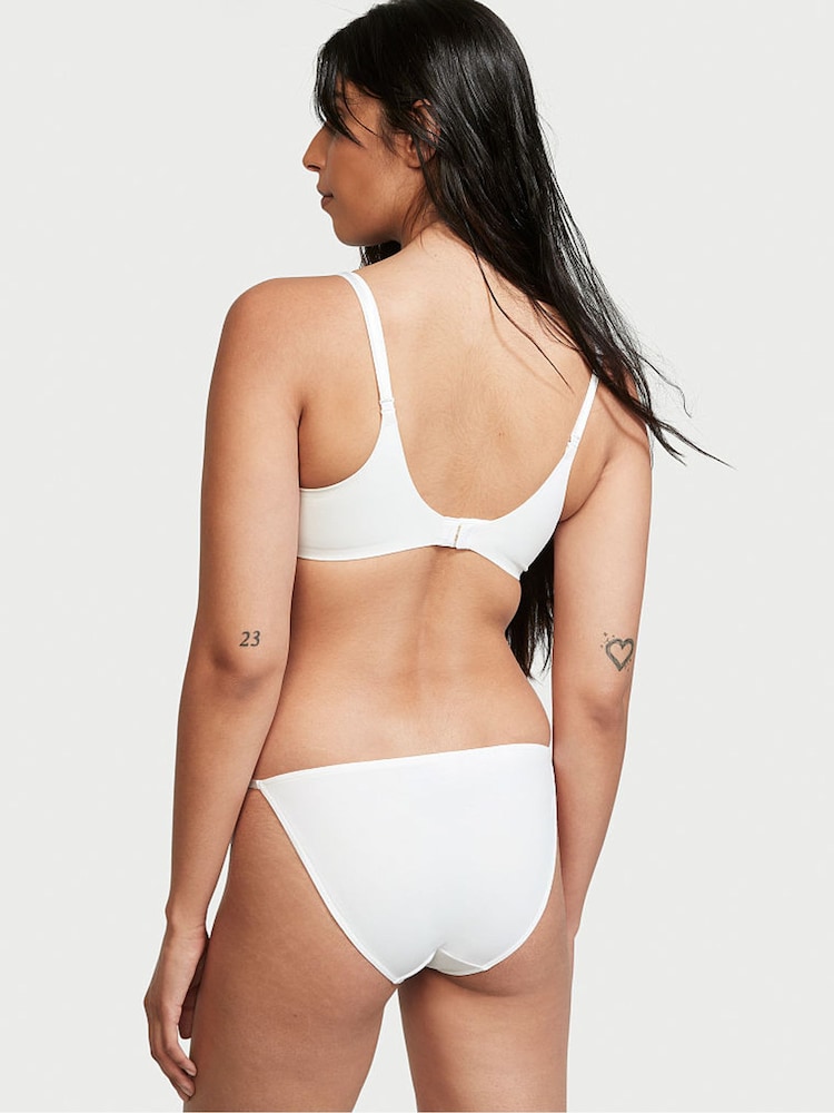 Victoria's Secret White Smooth Bikini Knickers - Image 2 of 2