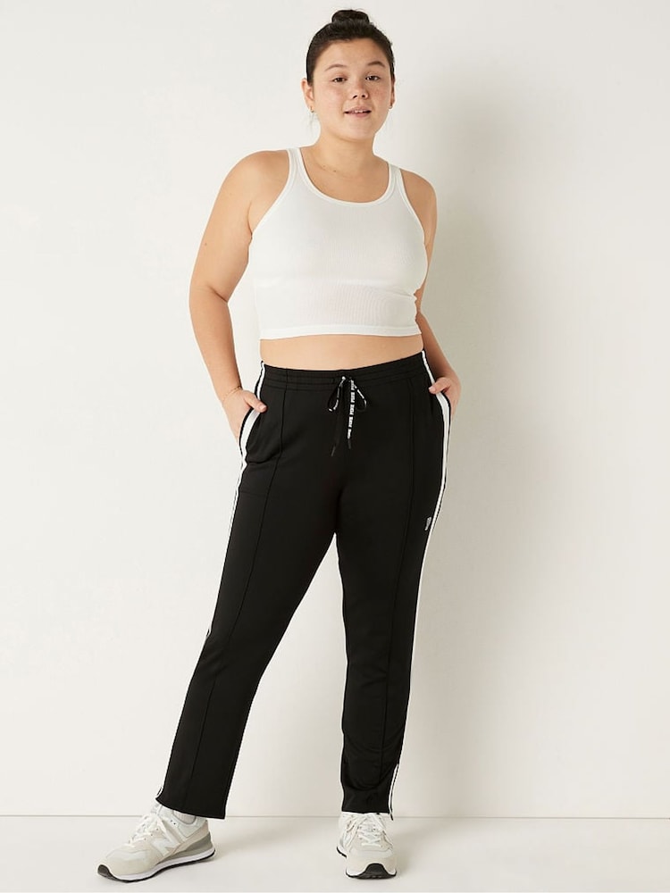 Victoria's Secret PINK Pure Black Full Length Jogger - Image 1 of 1 Victoria's Secret PINK Pure Black Full Length Jogger - Image 1 of 1