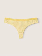 Victoria's Secret PINK Pale Yellow Seamless Thong Knickers - Image 1 of 1