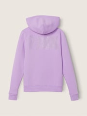Victoria's Secret PINK Purple Petal With Shine Logo Everyday Lounge Perfect FullZip - Image 5 of 6