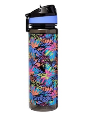 Smiggle Blue Butterfly Vivid Drink Up Plastic Drink Bottle 650ml - Image 1 of 2