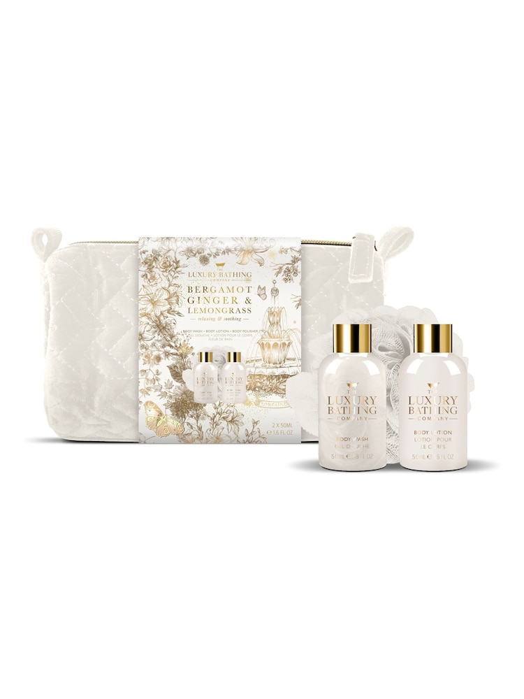 The Luxury Bathing Company Bergamot, Ginger Lemongrass Perfect Pamper Set - Image 1 of 1 The Luxury Bathing Company Bergamot, Ginger Lemongrass Perfect Pamper Set - Image 1 of 1