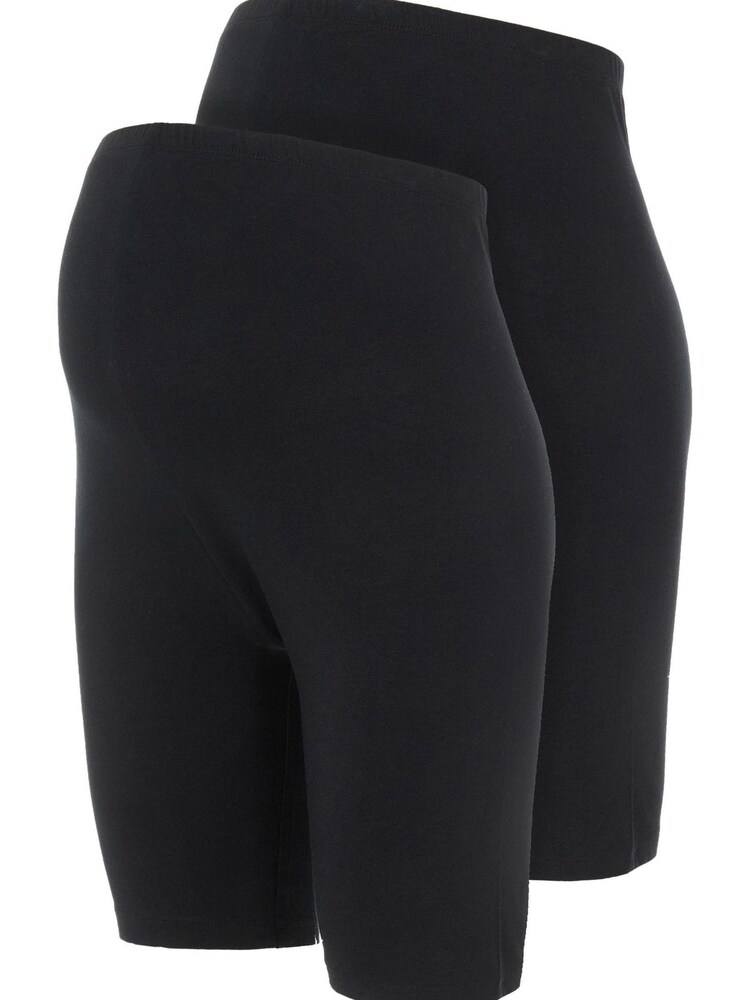 Mamalicious Black Maternity 2 Pack Jersey Cycling Shorts - Image 5 of 5 Mamalicious Black Maternity 2 Pack Jersey Cycling Shorts - Image 5 of 5