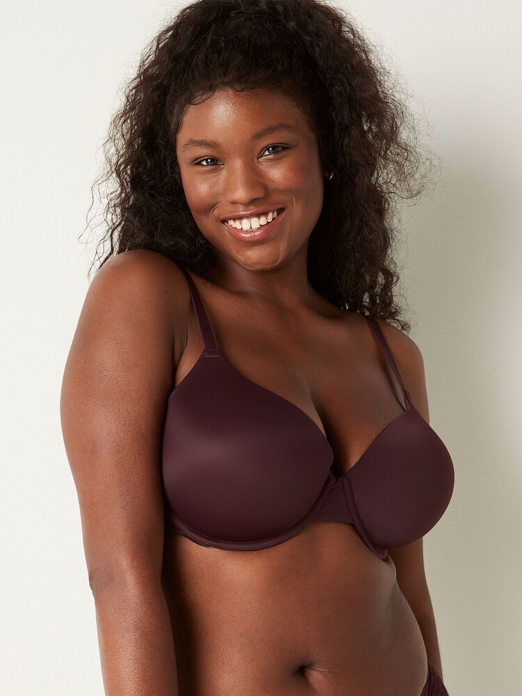 Victoria's Secret PINK Coffee Brown Nude Smooth Lightly Lined Bra - Image 1 of 5