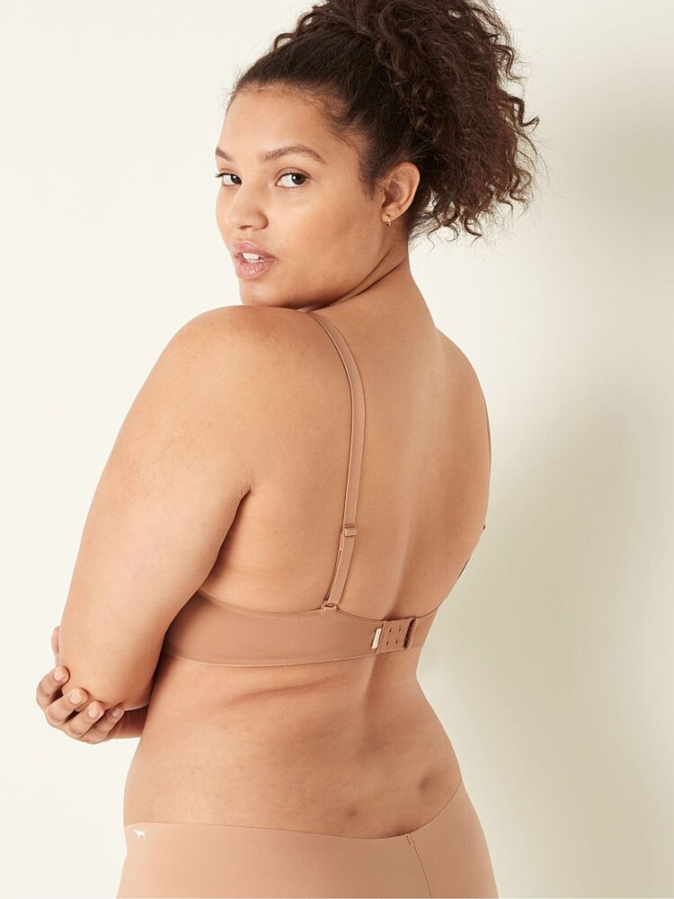 Victoria's Secret PINK Mocha Latte Nude Smooth Push Up Bra - Image 2 of 5