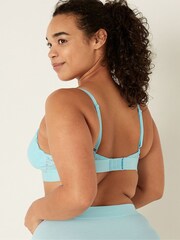 Victoria's Secret PINK Blue Breeze Lace Unlined Triangle Bralette - Image 4 of 6