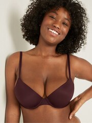 Victoria's Secret PINK Coffee Brown Nude Smooth Push Up Bra. - Image 1 of 5