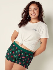 Victoria's Secret PINK Dark Garden Plant Presents Flannel Pyjama Short - Image 2 of 4