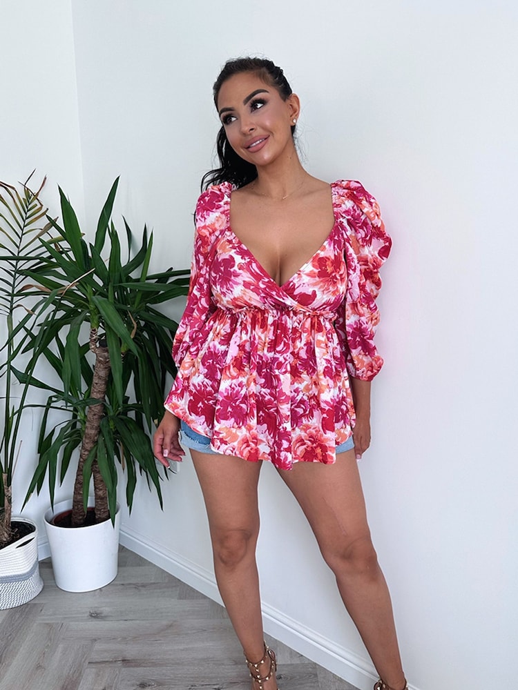 Блузка с пышными рукавами In The Style Natasha Sandhu - Image 1 of 5