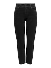 ONLY Black High Waisted Mom Jean - Image 5 of 5