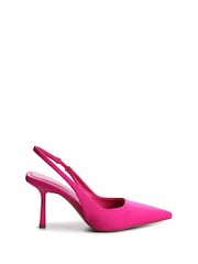 Linzi Pink Fling Sling Back Court Style Heel Sandals - Image 2 of 4
