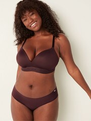 Victoria's Secret PINK Brown Burnt Umber Smooth Non Wired Push Up T-Shirt Bra - Image 3 of 6