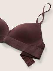 Victoria's Secret PINK Brown Burnt Umber Smooth Non Wired Push Up T-Shirt Bra - Image 6 of 6